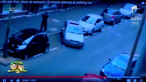 E record mondial neomologat. A avut nevoie de 15 minute să parcheze maşina!