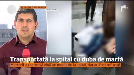 Cum mori cu zile în România: O femeie lovită de o mașină a ajuns la spital cu o dubă de marfă. Nu a existat nicio ambulanță care să-i ofere primul ajutor