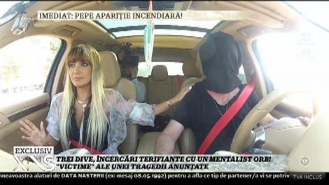 Andreea Antonescu, Nicole Cherry și Anca Neacșu au acceptat provocarea de merge în mașina condusă de Simion Ștefan legat la ochi