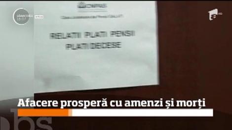 O angajată de la Taxe şi Impozite Bucureşti, ”afacere” prosperă din amendarea morților!