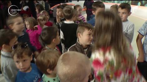 Despre alimentaţia sănătoasă au învăţat şi peste 30 de copilaşi de grădiniţă care au vizitat platoul Antenei 1