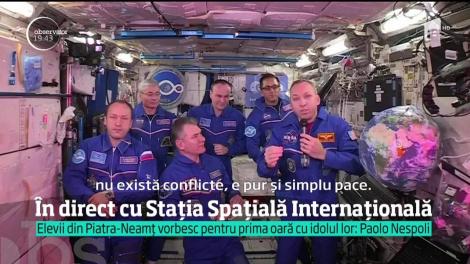 Zi istorică la colegiul ”Calistrat Hogaș" din Piatra Neamţ. Elevii au vorbit în timp real, prin radio, cu astronauţii de pe Staţia Spaţială Internaţională!