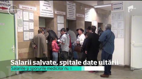 Medicii nu mai ies la proteste. După negocieri dure cu autorităţile, au scăpat de tăierea salariilor şi a sporurilor