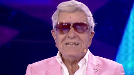 Ion Dichiseanu și Ioana, fiica sa, în platoul lui Dan Bitman, la "Aici eu sunt vedeta"