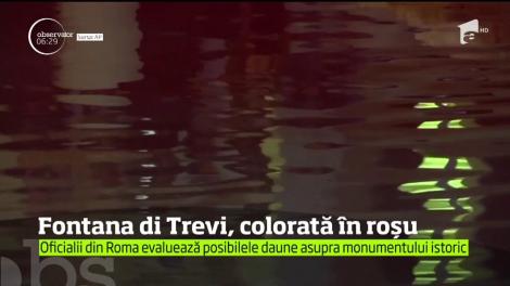 Fontana di Trevi a fost vandalizată!