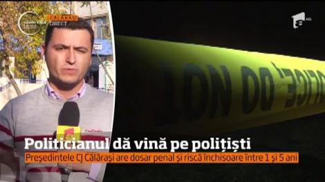 Preşedintele Consiliului Judeţean Călăraşi, urmărit de poliție. S-a ales cu dosar penal, după ce a refuzat să oprească la semnalul poliţiştilor