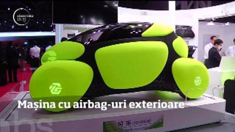 Invenţia secolului?! O companie din Japonia prezintă maşina cu airbag-uri exterioare
