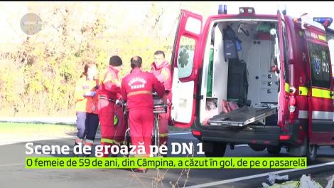 Scene teribile pe DN 1, aproape de Câmpina