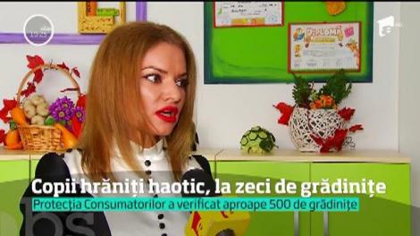 Copii hrăniţi haotic, la zeci de grădiniţe