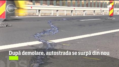 Autostrada care leagă Orăştie de Sibiu pare blestemată