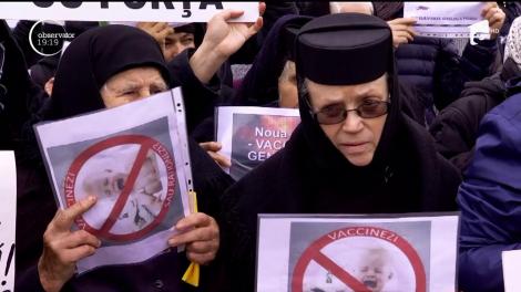 Protest împotriva legii vaccinării
