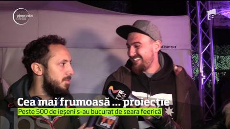 Spectacol impresionant aseară, la LightUp Festival, în Iaşi