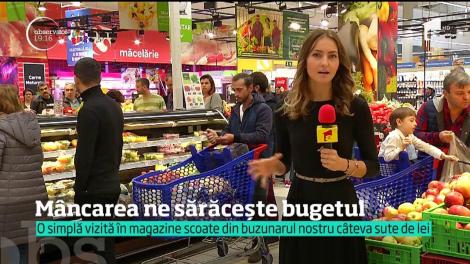Cumpărăturile de weekend ne golesc portofelul, dar şi frigiderul. Cumpărăm multă mâncare pe care ajungem să o aruncăm la gunoi