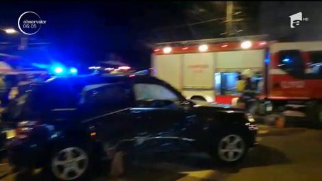 Accident rutier cu trei victime din cauza unui şofer care nu acordat prioritate de trecere