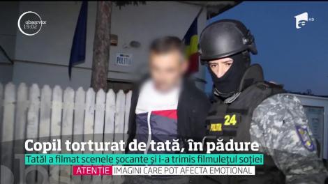 Violenţa unui tată şochează din nou! Bărbatul şi-a torturat fiul, un copil de numai 12 ani. L-a dus în pădure, unde l-a chinuit şi a filmat totul