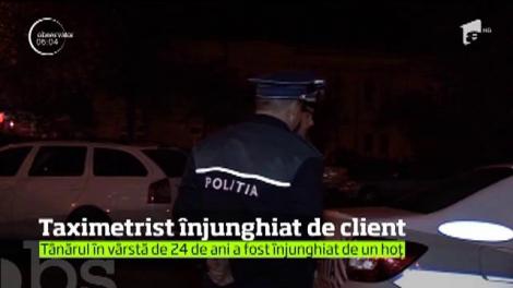 Un taximetrist din Timişoara a fost înjunghiat de clientul pe care îl luase în maşină, în miez de noapte