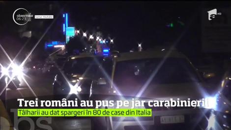 O bandă formată din 3 hoţi români a dat spargeri în 80 de case din mai multe localităţi şi oraşe din Italia