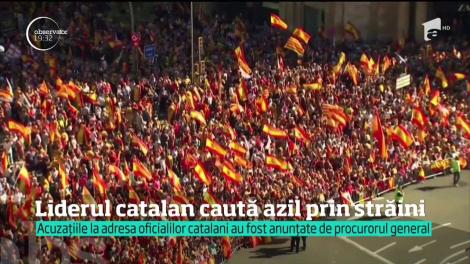 Liderii separatişti care au susţinut independenţa Cataloniei vor fi judecaţi pentru rebeliune. Puigdemont ar fi fugit deja din Spania