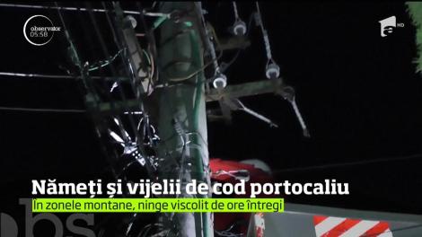 În mijlocul toamnei, iarna a venit în forţă!