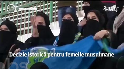 O nouă premieră pentru doamnele din Arabia Saudită! Femeile musulmane vor avea voie să meargă pe stadioane