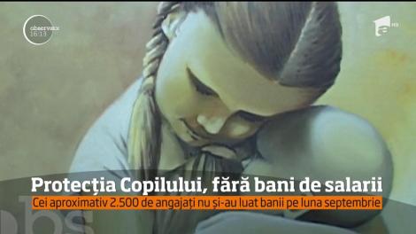 Salariaţii Direcţiei de Asistenţă Socială şi Protecţia Copilului din Vaslui nu şi-au luat banii din luna septembrie