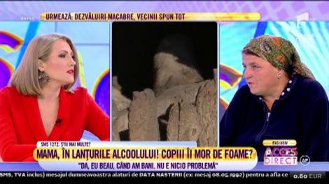 Mihaela Popa, mama beţivă a celor şapte copii, se apără! "Mi-au murit trei copii"