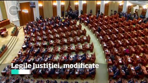 Legile Justiţiei, din nou modificate