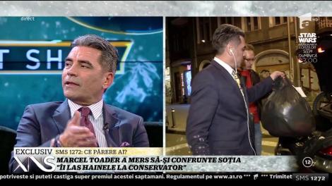 Marcel Toader: "Stau cu hainele Mariei în maşină. O să le las la Conservator"