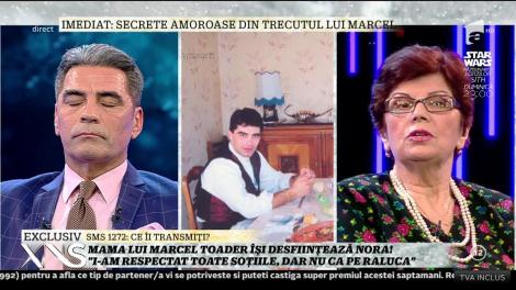Mama lui Marcel Toader, despre cele şase neveste ale fiului său: "I-am respectat toate soţiile, dar preferata mea a fost Raluca!"