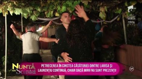 Petrecerea în cinstea lui Laurențiu și a Larisei continuă, chiar dacă mirii au dispărut misterios