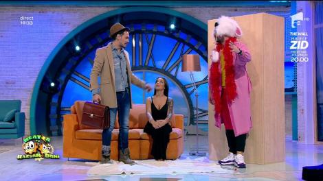 Speak și Ștefania, amanți într-o scenetă de teatru! Soțul vine pe neașteptate, beat mort! Iată prima reacție a lui Speak