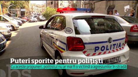 Poliţiştii din România primesc puteri sporite