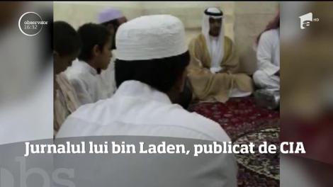 Jurnalul lui Osama bin Laden, publicat de CIA