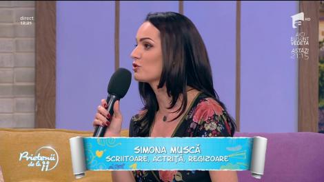 Simona Muscă, scriitoare, actriță și regizoare, a lansat recent prima ei carte, "Conjugat la feminin"