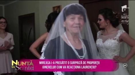O tradiție de nuntă mai rar întâlnită. Bunica poartă voalul miresei: "O vreau pe miresica mea"
