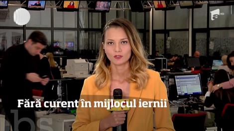 Fără curent în mijlocul iernii