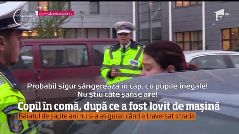 Un copil de şapte ani este în comă la spitalul din Iaşi