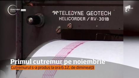 A fost cutremur în Vrancea. Seismul a avut o magnitudine de 3,1