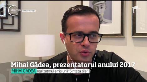Mihai Gâdea a obţinut premiul de "prezentatorul anului 2017"