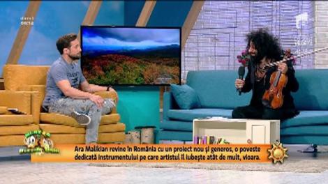 Celebrul violonist Ara Malikian, concert în București: ”Muzica este cel mai bun masaj pentru creier!”