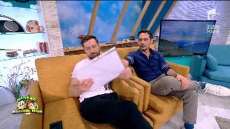 Răzvan și Dani, caricaturizați în niște fotografii