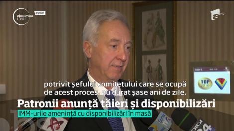 "Revoluţia fiscală" se amână! Patronii anunţă tăieri şi disponibilizări