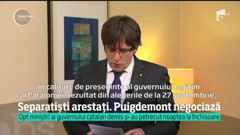 Procurorii au emis un mandat european de arestare pentru Carles Puigdemont