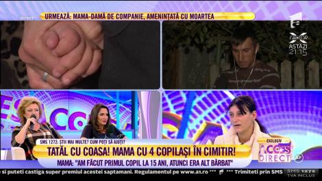 Marius Vacă, bărbatul care şi-a ameninţat soţia cu coasa: "Nu se ocupă deloc de copii"