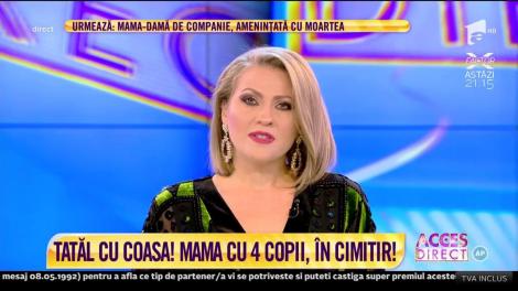 Mirela Vaida, cu ochii în lacrimi! Prezentatoarea de la Acces Direct a fost sensibilizată de situaţia a patru frăţiori din Neamţ