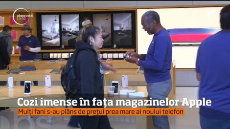 De astăzi, românii îşi pot cumpăra noul iPhone.Oamenii care au aşteptat ore în şir la intrarea în magazine au fost aplaudați: "E ca o religie. Când e o lansare, te simţi ca la biserică"