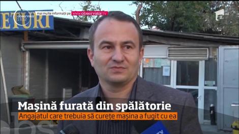 Aveți grijă când mergeți cu mașina la spălătorie! Un angajat a fugit cu autoturismul pe care îl curăța. A vrut să-și impresioneze iubita