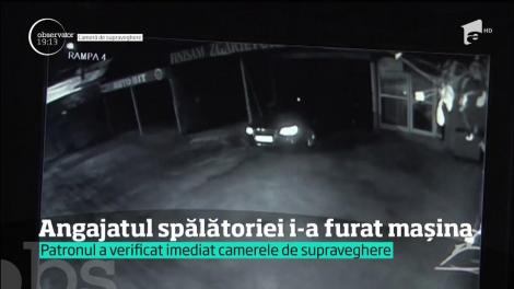 Un angajat al unei spălătorii din Piteşti a dispărut cu tot cu maşina unui client