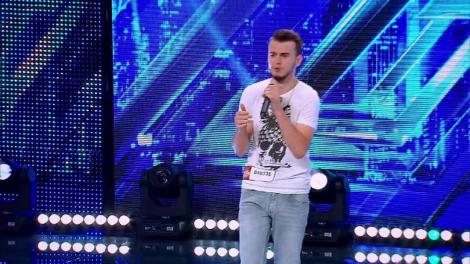 Guz - "Buburuza". Vezi interpretarea lui Sergiu Neagu, la X Factor!