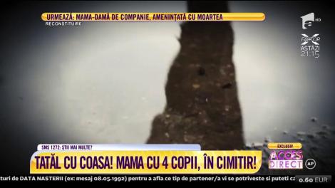 O mama şi-a luat copiii în braţe şi a fugit în cimitir de teama soţului violent! Povestea este cutremurătoare!